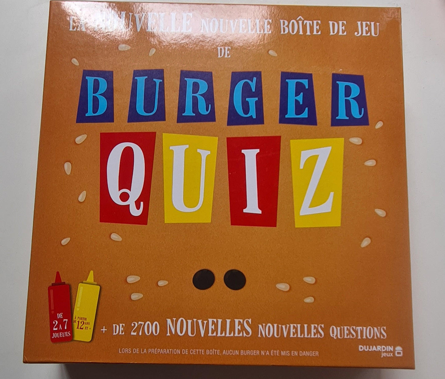 Burger Quiz V2 - Joc de societate Board Game in limba franceza