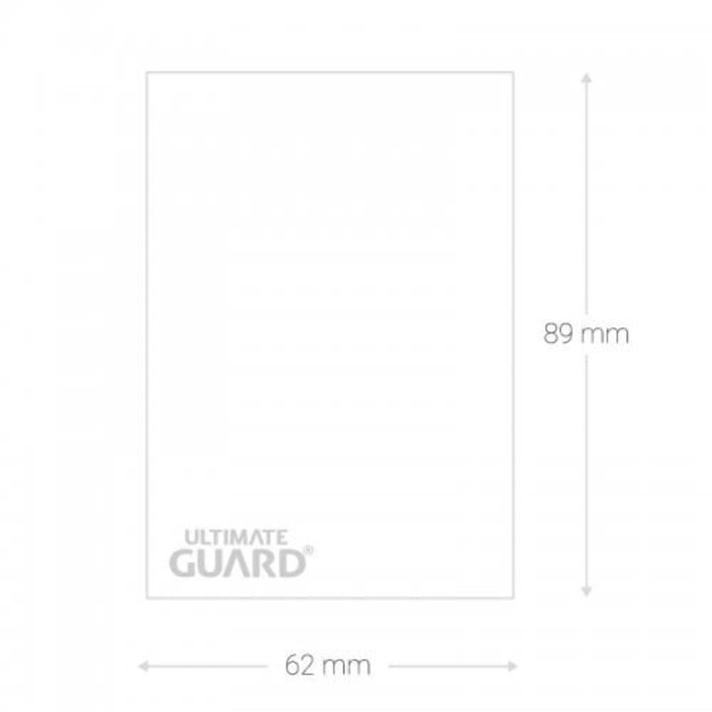 Ultimate Guard Classic Soft Sleeves Set de protecție pentru cărți 100 bucăți mărime japoneză transparent
