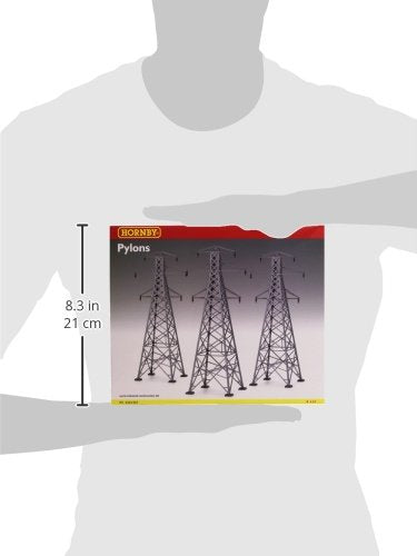 Stalpi inalta tensiune macheta 3 turnuri - Hornby Pylons