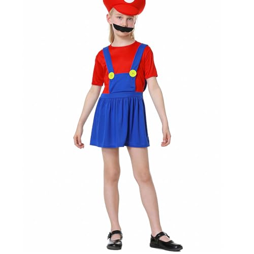 Costum carnaval Super MARIO pentru fetite, marime 7-8 ani