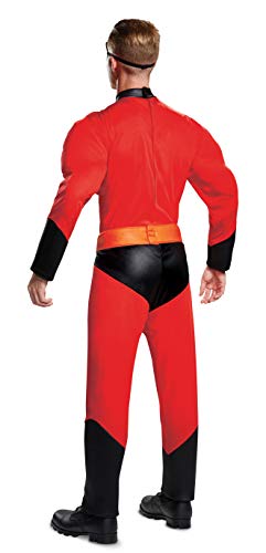 Costum de Disguise pentru Bărbați Mr. Incredible Classic Muscle, Roșu, XL (42-46)