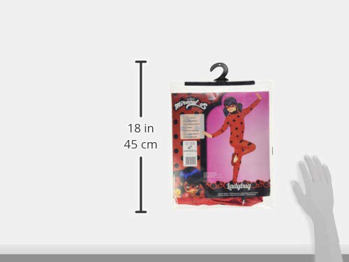 Costum Buburuza pentru copii, Ladybug, Miraculous, marimea L, 7-8 ani Rubies