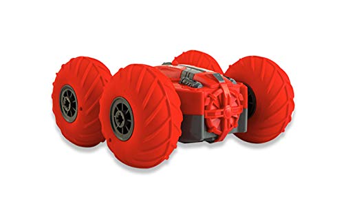 Ninco Racers - Aquabound cu telecomandă, amfibie și reversibil, pentru pământ, apă și zăpadă, roșu, 6 ani (NH93133)