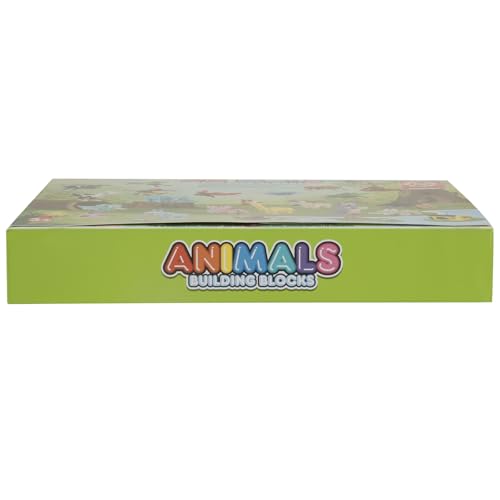 MOONTOY Set constructie animale 3-in-1, 24 piese
