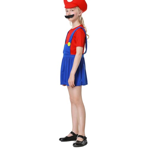 Costum carnaval Super MARIO pentru fetite, marime 7-8 ani