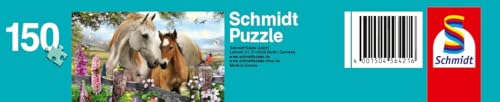 Puzzle pentru copii Schmidt Spiele 56421 - Cai și mânji, 150 piese, colorat