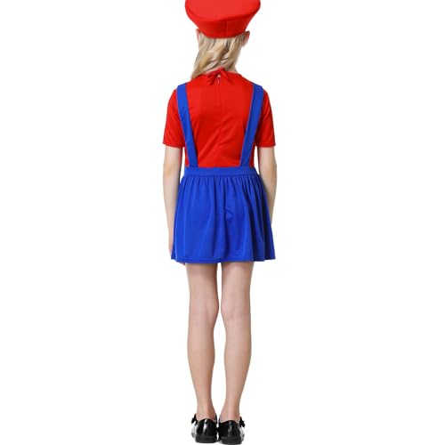 Costum carnaval Super MARIO pentru fetite, marime 7-8 ani