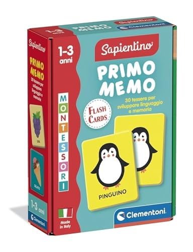 Clementoni Sapientino Joc memo Montessori, 1-3 ani