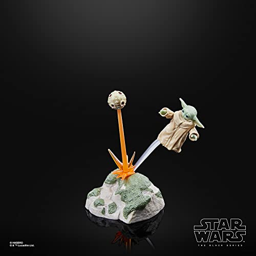 Star Wars The Black Series Figură de Acțiune Luke Skywalker & Grogu, 15 cm, din Star Wars: Cartea lui Boba Fett