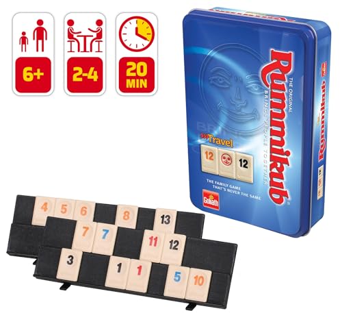 Goliath Rummikub Original Cutie Metalica, 6+ ani