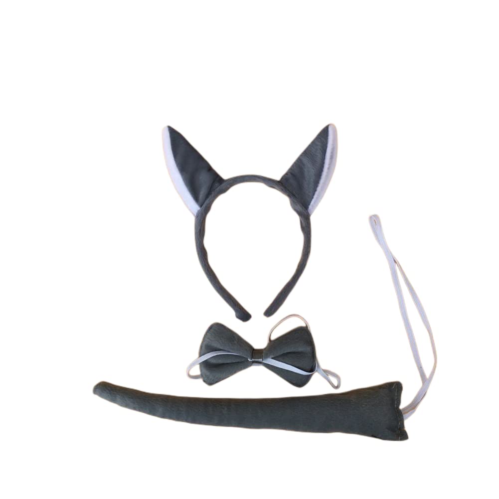 Urechi papion si coada de șoricel, cosplay, petrecere de naștere, carnaval, accesorii pentru petreceri de Crăciun.
