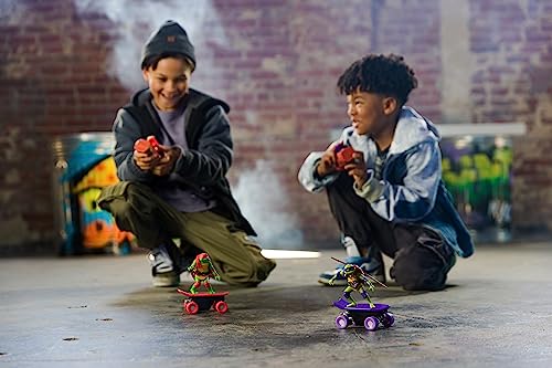 Testoasele Ninja Adolescente Mutante TMNT | Donatello Testoasa Ninja Mutant Mayhem cu Telecomandă Half Pipe |Jucării și Cadouri pentru Copii de 5+ Ani