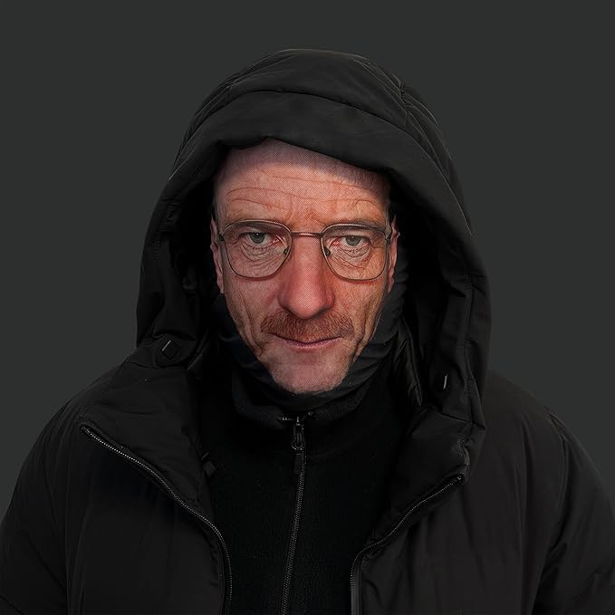 Palmer Tech Mască Schi Walter White, Respirabilă