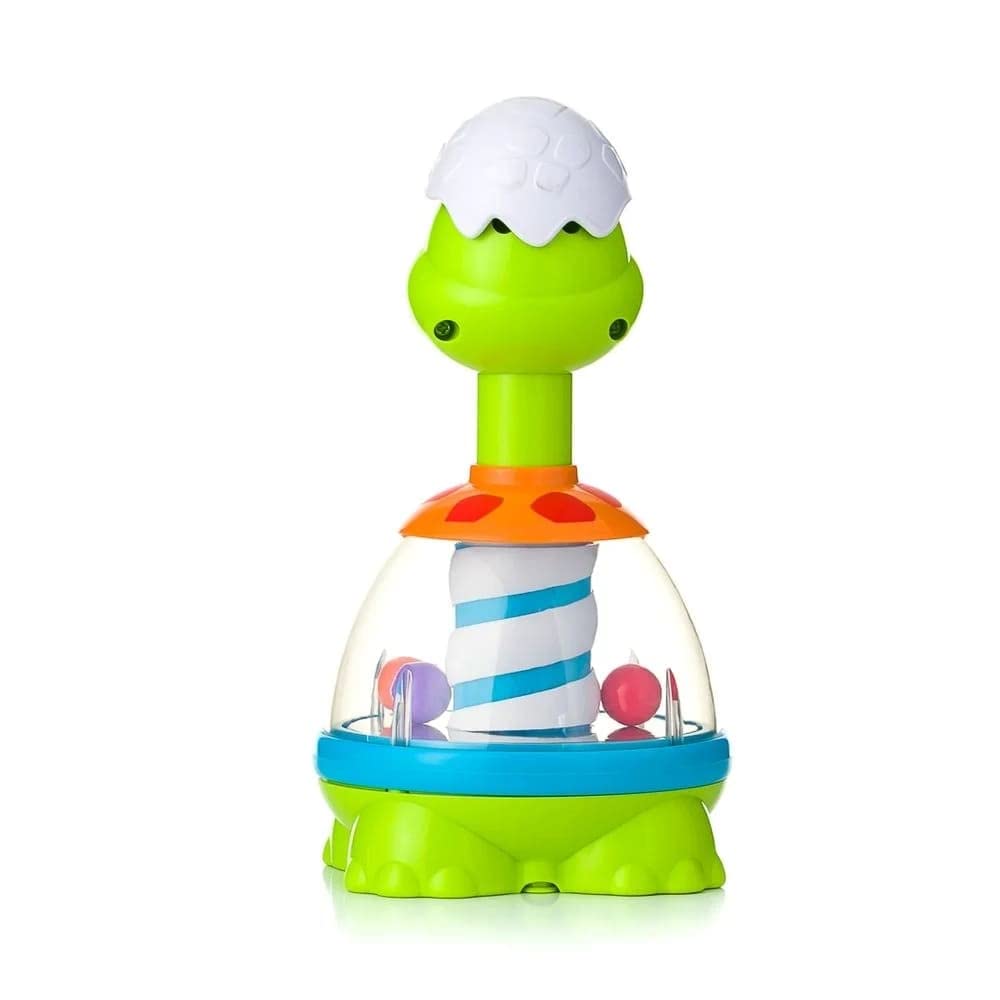 Dino Chicco, Jucărie cu Minge Colorată, Mânere și Oglindă Centrală pentru Jocuri de Lumină, Cadou pentru Bebeluși și Copii de la 6 luni la 3 ani