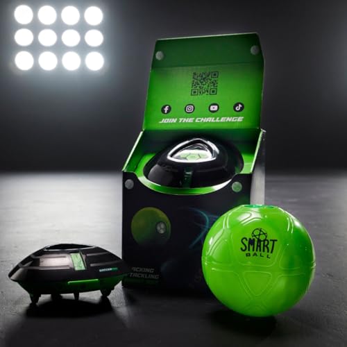 Minge Inteligentă Smart Ball 1001CB-MTL pentru Antrenament Fotbal în Sală, Neagră, Mărime Unică