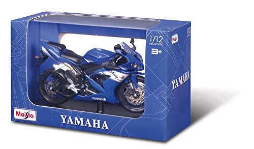 Maisto M32712 1:12 Motocicletă Yamaha YZF-R1, Diverse Designuri și Culori, Mărime Medie