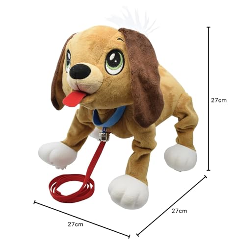 Jucarie interactiva, Giochi Preziosi, Peppy Pops, caine, maro, 2 ani+