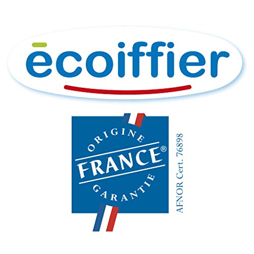 Set de Waffle Ecoiffier 22 piese cu alimente de jucărie, accesorii ideale pentru bucătării de joacă, aparat de făcut waffles, pentru copii de la 18 luni, verde