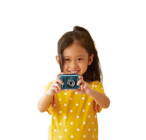 VTech KidiZoom Studio (Albastru) - Cameră video pentru copii cu jocuri distractive, cameră digitală cu efecte speciale, baterie reîncărcabilă, cadou ideal de Crăciun pentru băieți și fete de 5 ani+.