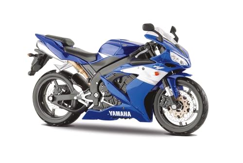 Maisto M32712 1:12 Motocicletă Yamaha YZF-R1, Diverse Designuri și Culori, Mărime Medie
