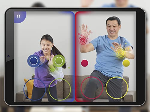 Hasbro Twister Air, joc AR Twister, conectare cu dispozitive smart, joc de mișcare, de la 8 ani, versiune în limba germană