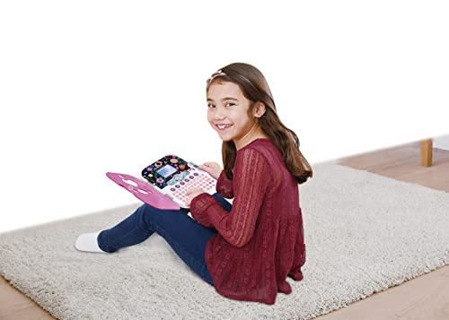VTech Kidisecrets Selfie Music 2.0 – Jurnal pentru copii cu 2 camere, MP3 player, recunoaștere facială și efecte de lumină – Pentru copii de 6-12 ani