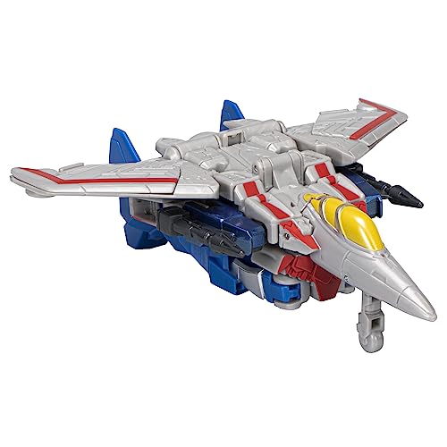 Transformers EarthSpark Warrior-Klasse Starscream - Figură de acțiune, jucărie robot pentru copii de la 6 ani, 12,5 cm