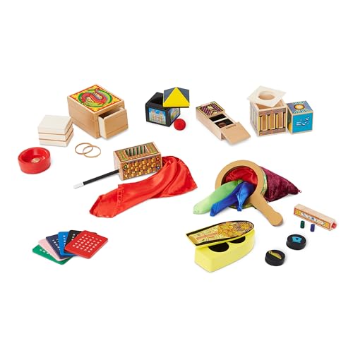 Melissa & Doug Set de Magie de Lux | Magician - Joc de Rol | Jucărie pentru Copii | 8+ | Cadou pentru Băieți sau Fete