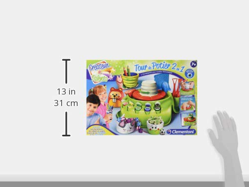 Clementoni Creator de Talente 52312 Turn de Modelaj 2 în 1, 7-10 ani, cu Încărcător