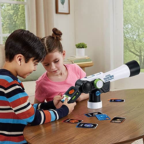 VTech - Telescopul video interactiv Genius XL, telescop pentru copii cu ecran digital color, in limba frnceza