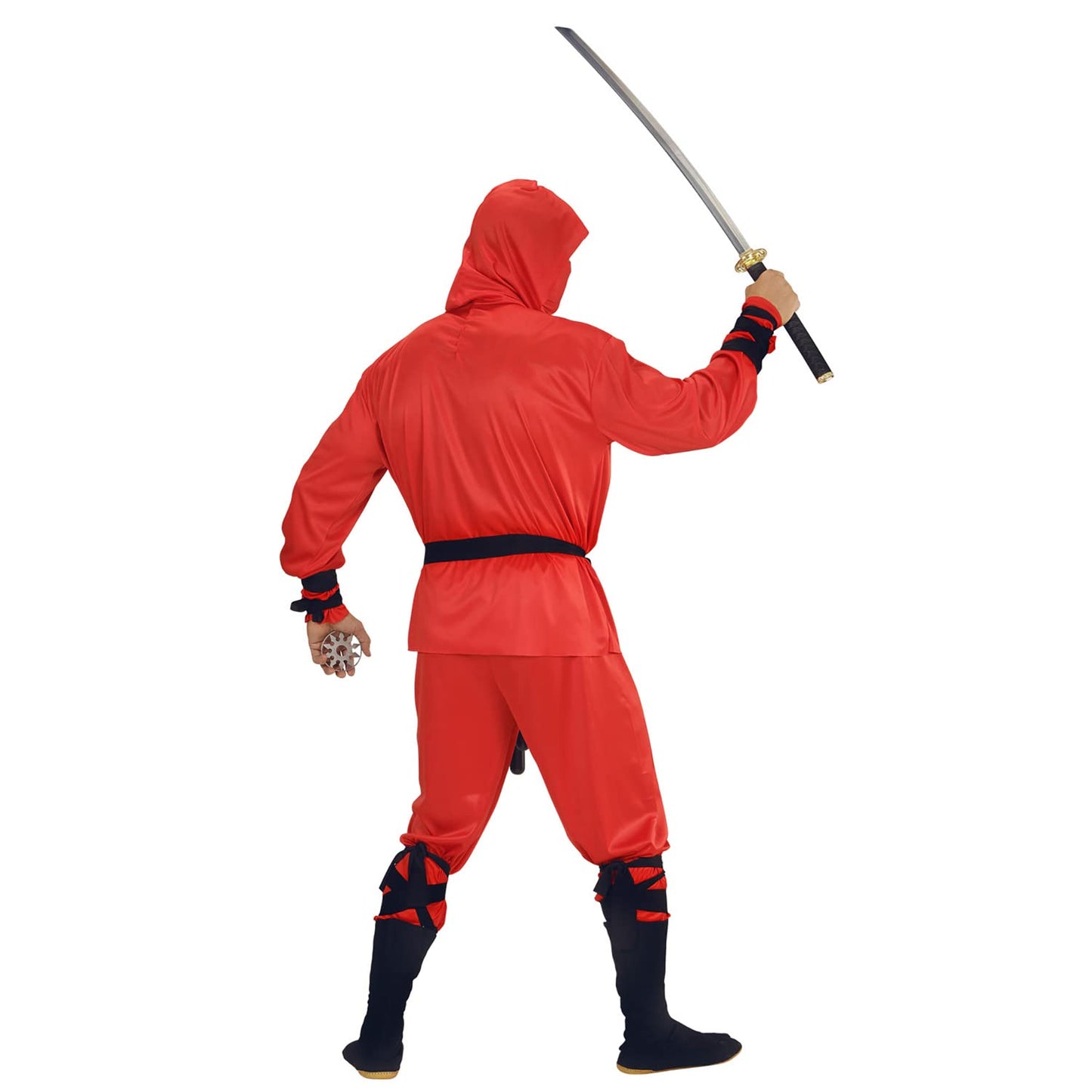 Costum Red Dragon Ninja - WIDMANN MILANO Party Fashion, Samurai și Războinic, Costume de Carnaval