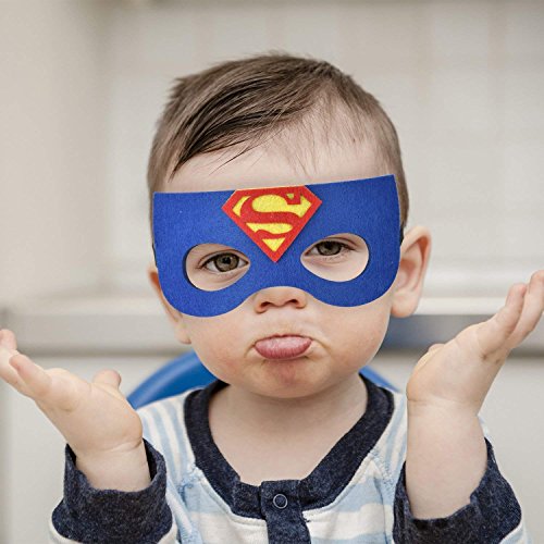 Măști Supereroi TATAFUN - 32 bucăți, Măști Cosplay pentru Petreceri, Măști din Filz pentru Copii cu Elastic
