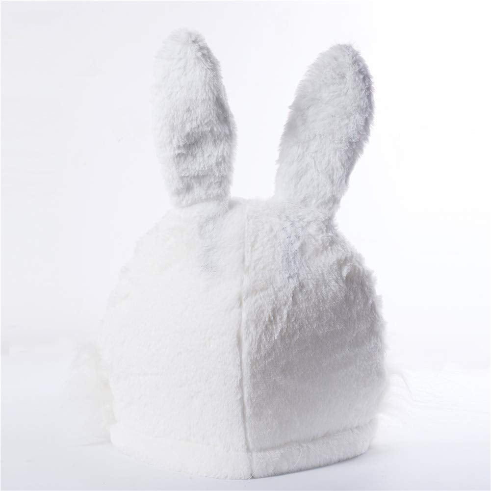 Lormaka Costum cap de animal Iepure, pluș