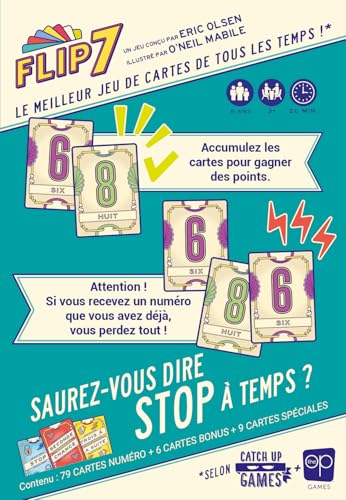Joc de societate Catch Up Flip 7