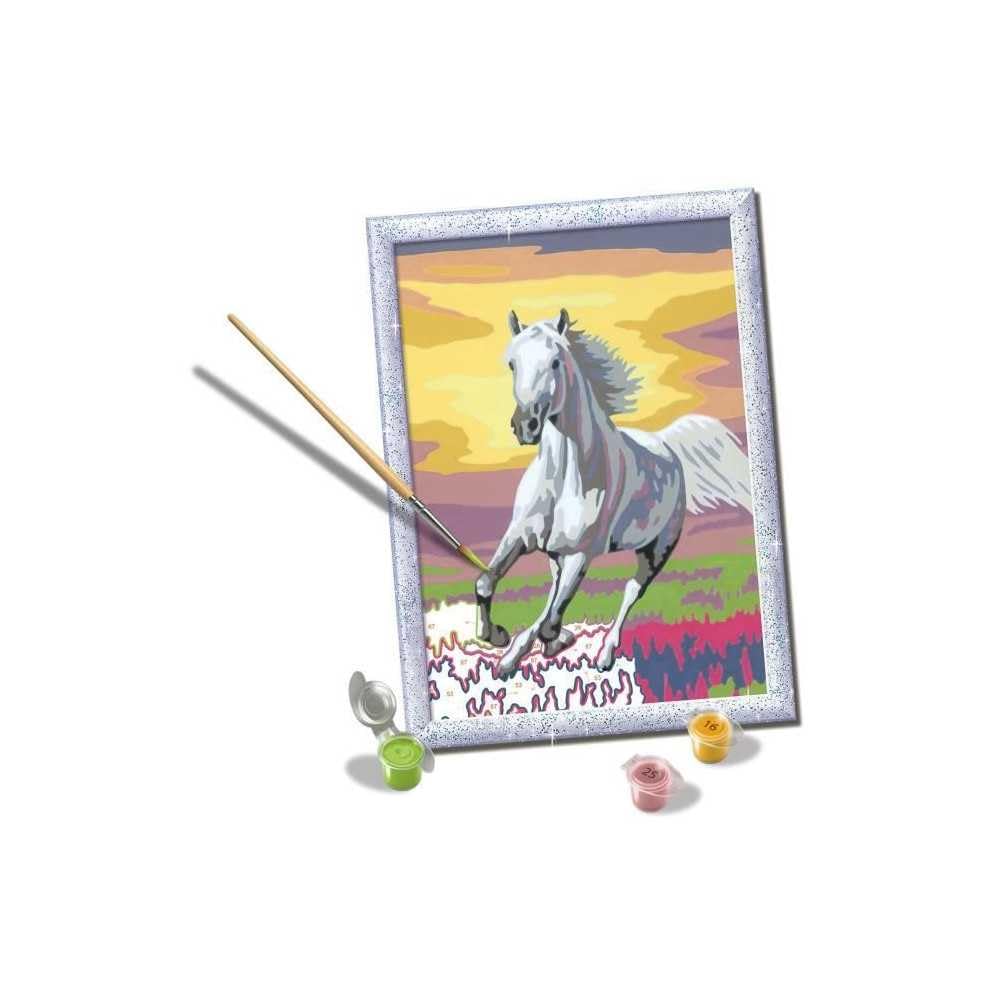 Ravensburger CreArt Cal pe câmp, pictură pe numere, 7+ ani