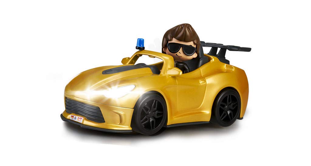 Pinypon Action - Super Mașină cu Figurina unui Spion și Accesorii, pentru băieți și fete de la 4 ani, Famosa (700015150)