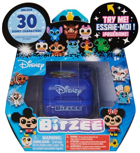 Bitzee Disney - Jucării interactive cu personaje digitale Disney și Pixar, 30 de figuri electronice virtuale care reacționează la mișcare și atingere, recomandate de la 5 ani.