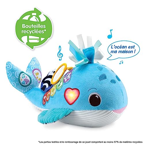 VTech Baby Balena Wal - Jucărie de Stimulare și Descoperire, Albastru