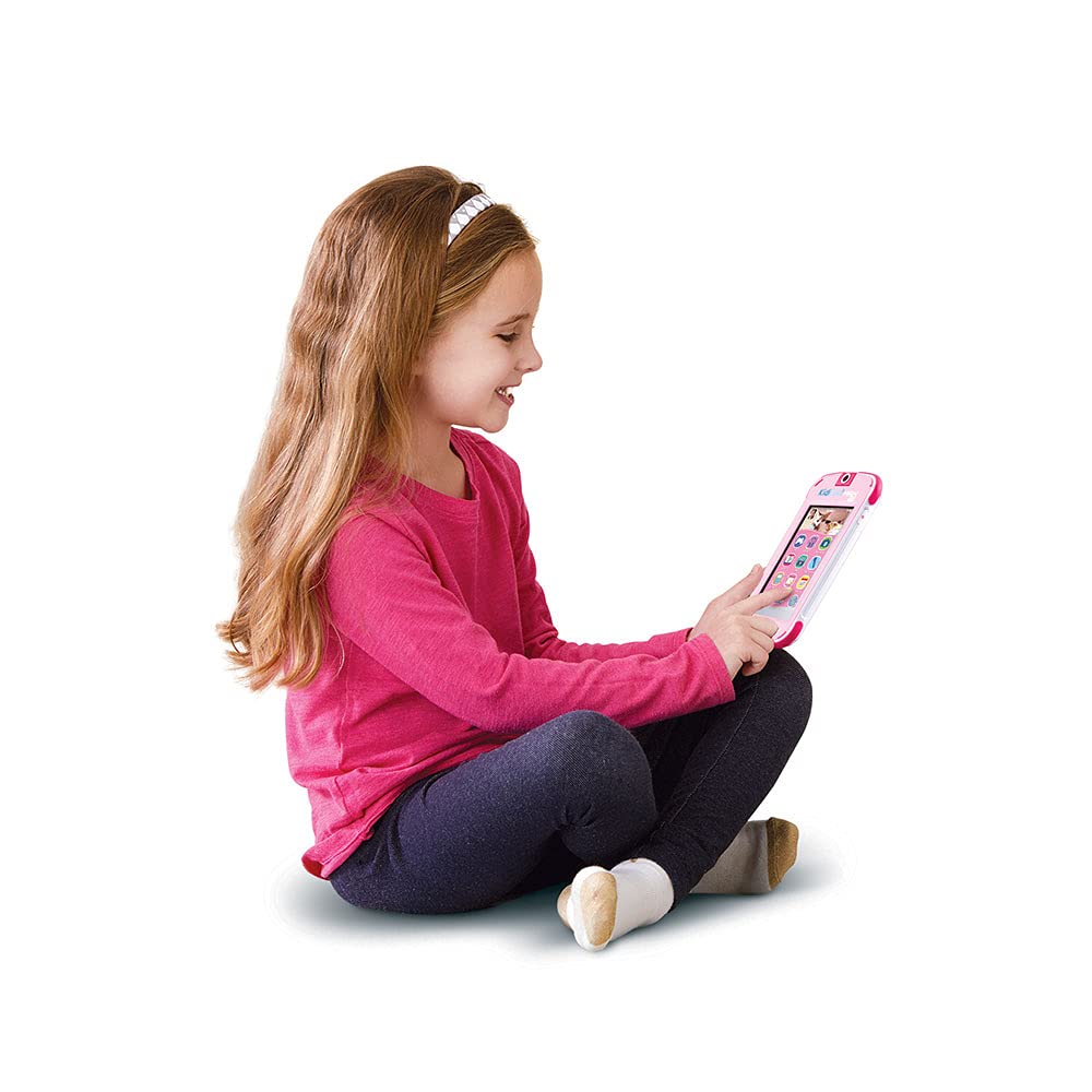 VTech 546555 KidiCom - Telefon interactiv pentru Copii, Roz