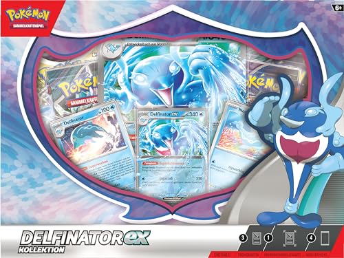 Pokémon Colecția Delfinator-ex, 4 pachete booster