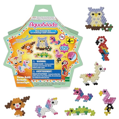 Aquabeads 31602 Set Mărgele Stea Animale, 4+ ani