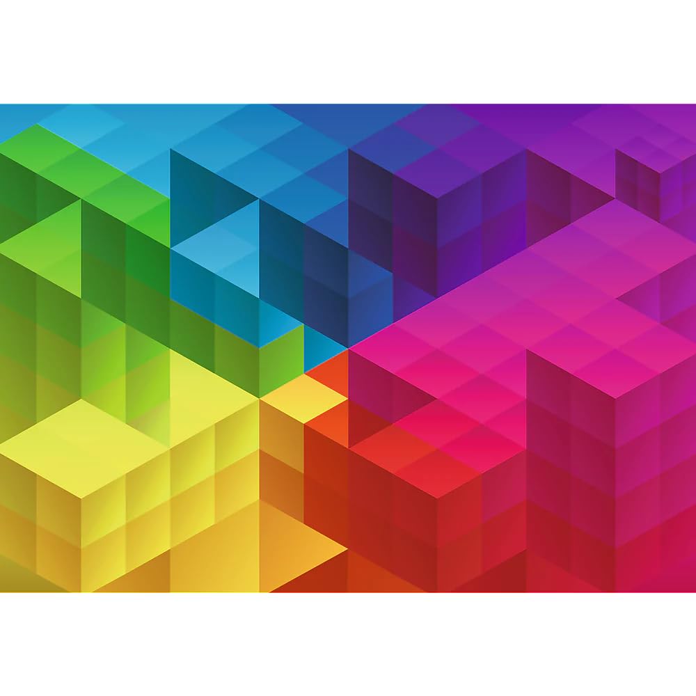 Puzzle 1000 piese - Cubic Gradient, Carton, 1000
