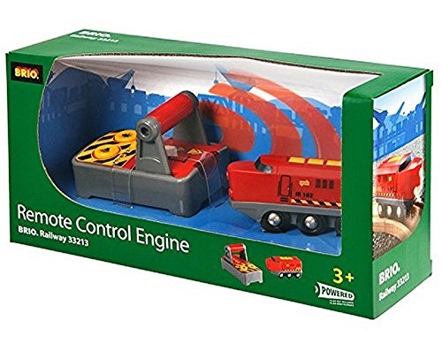 BRIO World 33213 Locomotivă electrică IR-Frachtlok cu telecomandă - Accesorii pentru BRIO World - Jucărie recomandată pentru copii de la 3 ani