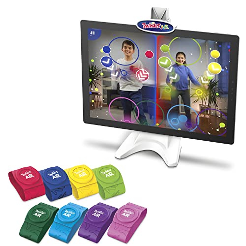 Hasbro Twister Air, joc AR Twister, conectare cu dispozitive smart, joc de mișcare, de la 8 ani, versiune în limba germană