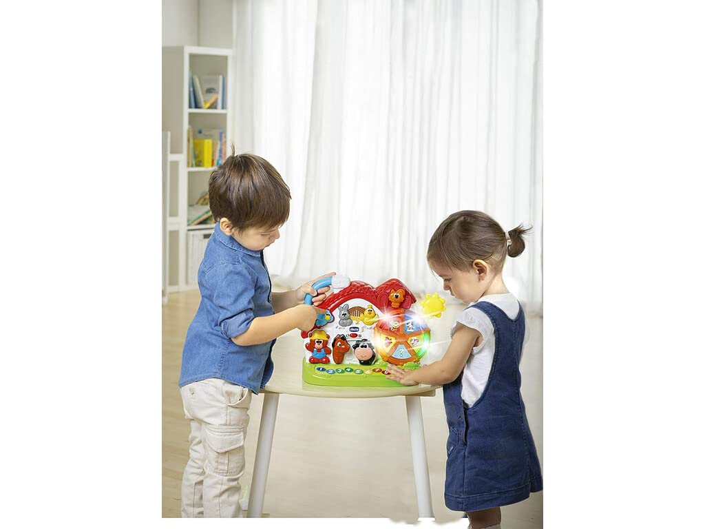 Chicco 00009604000040 Noua Ferma Sonora Bilingvă, colorată, 33 x 9,5 x 23 cm