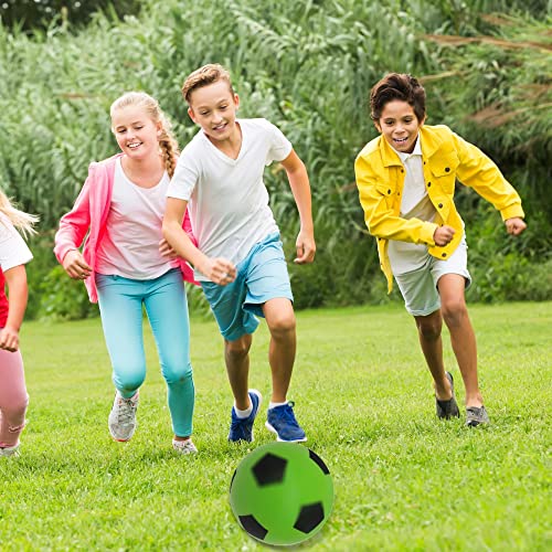 Minge fotbal din spumă alldoro 63104, 20 cm, 153 g, Verde pentru copii de la 18 lun