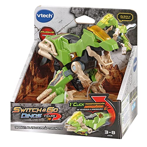 VTECH Switch&Go Dinozaurii TRANSFORMERS - Produs in limba spaniola