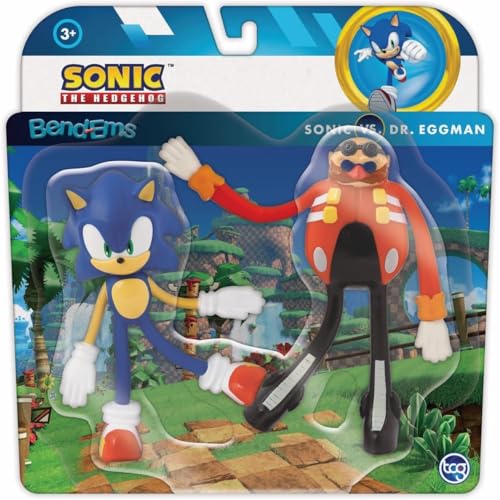 Set 2 Figurine Flexibile Sonic