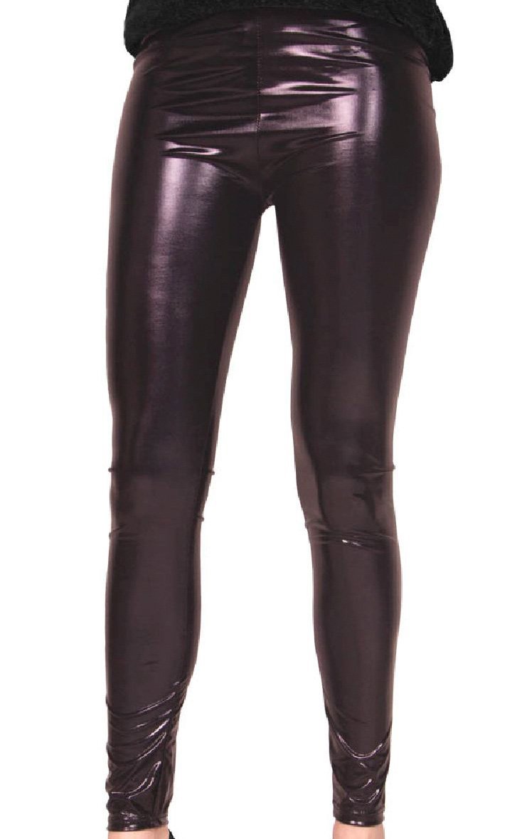 Folat 61710 - Pantaloni Metalici, S-M, Culoare Neagră