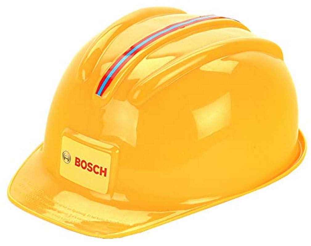 Cască de lucru Theo Klein 8127 Bosch | Casca de jucărie în stil lucrător | Ajustabilă | Dimensiuni: 25,8 cm x 19,5 cm x 11 cm | Jucărie pentru copii de la 3 ani